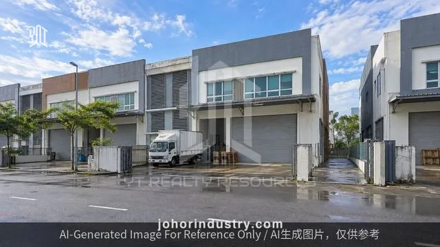 Jalan Bistari Selesa Jaya Terrace Factory For Rent - Terrace Factory in Johor Bahru