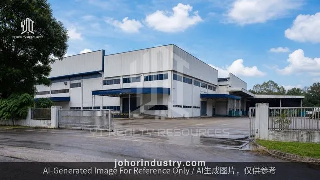 Senai Idaman Single-Storey Factory with 3-Storeys Office for Sale - Detached Factory in Kulai