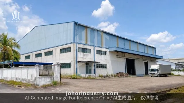 Desa Cemerlang Double Storey Detached Factory for Sale - Detached Factory in Johor Bahru