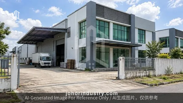 Eco Business Park 1 – 1.5 Storey Corner Semi-D Factory for Sale - Corner Semi-D Factory in Kempas, Tebrau