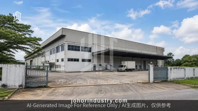 Indahpura Corner Factory for Rent - Corner Detached Factory in Kulai