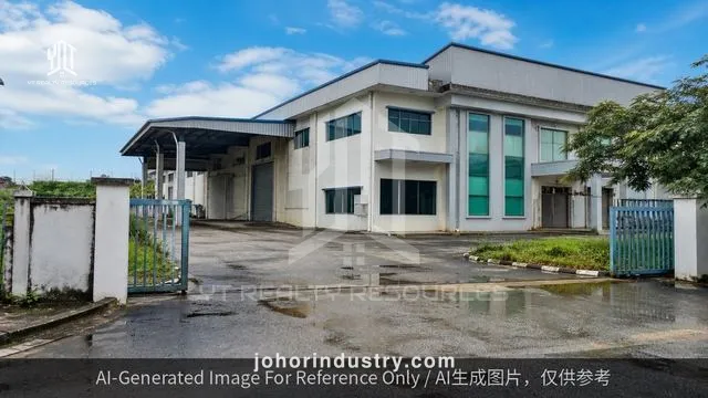 Desa Cemerlang 1.5-Storey Semi-D Factory for Rent - Semi-D Factory in Johor Bahru