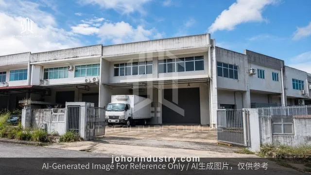Tampoi Double Storey Terrace Corner Factory for Sale - Terrace Factory in Johor Bahru