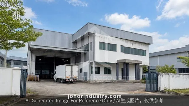 Desa Cemerlang 1.5 Storey Cluster Factory for Sale - Cluster Factory in Johor Bahru