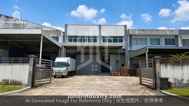2-Storey Corner-Lot Terrace Factory for Rent - Corner Terrace Factory in Kulai