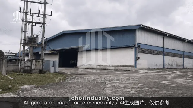 20-Acre Industrial Factory In Johor With 2000A High Voltage Supply - Detached Factory in Bandar