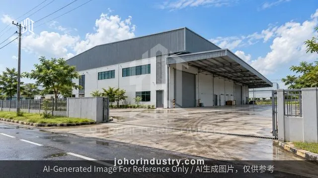 Mount Austin 1.5 Storey Terrace Factory End Lot for Rent - Corner Terrace Factory in Mount Austin, Tebrau
