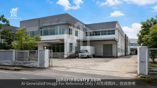 Skudai 1.5-Storey Semi-D Factory for Rent - Semi-D Factory in Johor Bahru