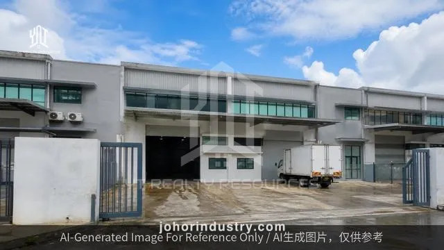 Brand-New 1.5-Storey Terrace Factory for Sale or Rent - Terrace Factory in Kulai