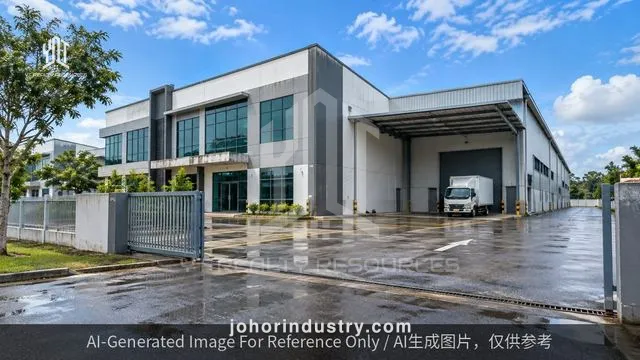 Iskandar Puteri Nusa Cemerlang 1.5 Storey Semi-Detached Factory for Rent  - Semi-D Factory in Johor Bahru
