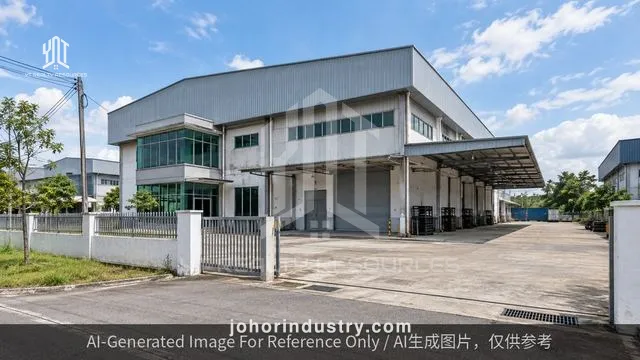 Kawasan Perindustrian Tebrau 1.5 Storey Detached Factory For Sale - Detached Factory in Johor Bahru