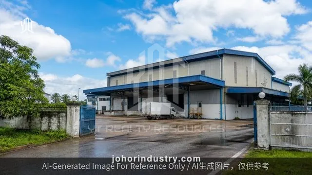 Ulu Tiram Medium Industrial Factory with Land for Sale - Detached Factory in Johor Bahru