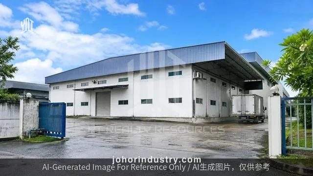 Tampoi 3 Storey Detached Factory with Usable Rooftop Space for Rent - Detached Factory in Johor Bahru