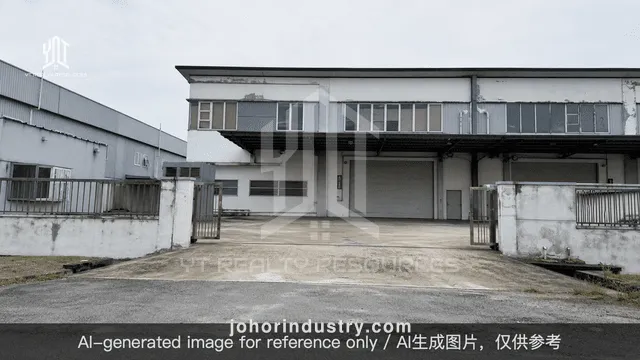 Nusa Cemerlang Semi-detached Factory For Sale In Gelang Patah - 半独栋 in 振林山