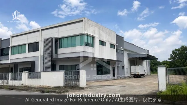 Desa Cemerlang 1.5-Storey Corner Semi-D Factory for Rent or Sale - Corner Semi-D Factory in Johor Bahru
