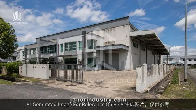 Masai 1.5-Storey Semi-D  Factory for Rent - Semi-D Factory in Johor Bahru