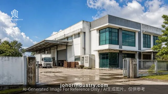 Desa Cemerlang 1.5-Storey Semi-D Factory for Rent - Semi-D Factory in Johor Bahru