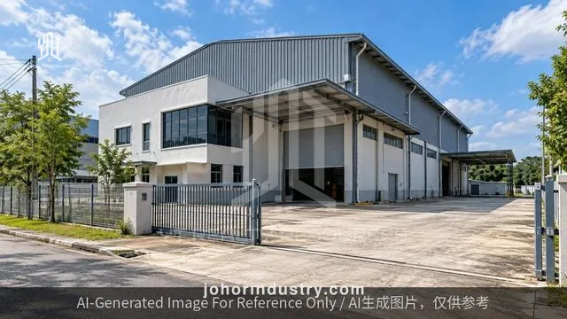 Kulai Detached Factory with Mezzanine Floor for Sale or Rent - Detached Factory in Indahpura, Kulai