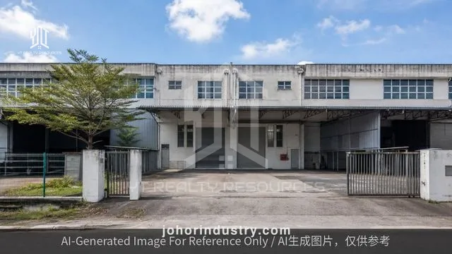 1.5-Storey End-Lot Terrace Factory for Rent - Terrace Factory in Johor Bahru