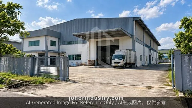 Desa Cemerlang Semi-D Factory for Rent - Detached Factory in Johor Bahru