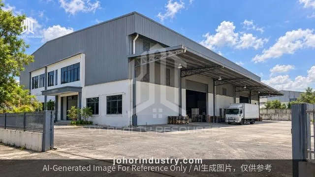 Desa Cemerlang Corner Lot Detached Factory for Rent - Corner Detached Factory in Desa Cemerlang