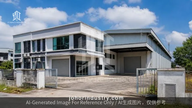Permas Jaya 3 Storey Semi-D Factory for Rent - Corner Semi-D Factory in Johor Bahru