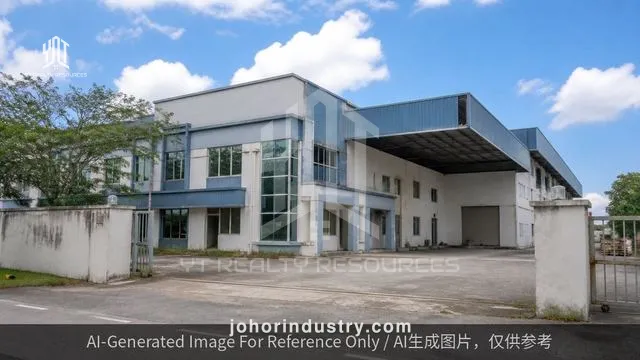 Desa Cemerlang 1.5 Storey Semi-D Factory for Rent - Semi-D Factory in Johor Bahru