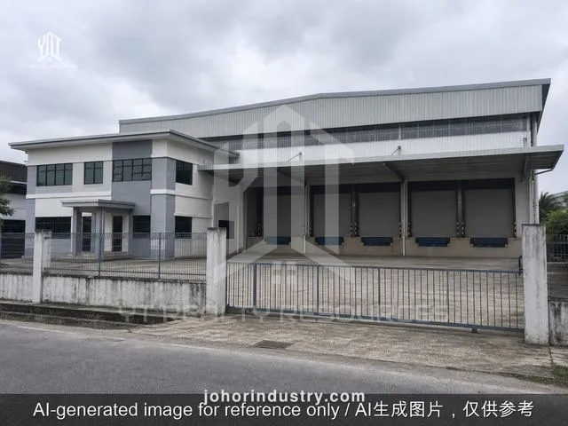 Gelang Patah Factory For Rent | 3-Acre Single Storey Factory With Double Storey Office - Detached Factory in Gelang Patah