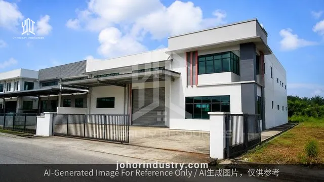 Desa Cemerlang 1.5-Storey Cluster Factory For Rent - Cluster Factory in Johor Bahru