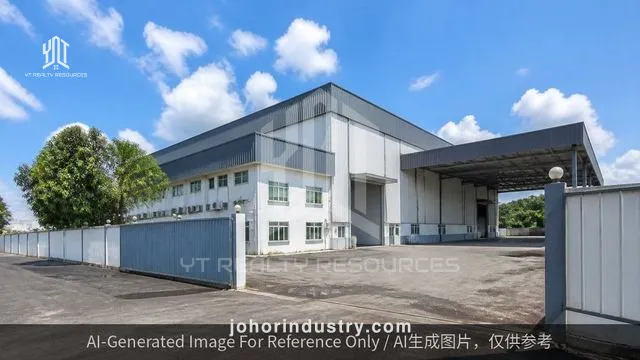 Permas Light Industrial Factory for Rent - Detached Factory in Johor Bahru