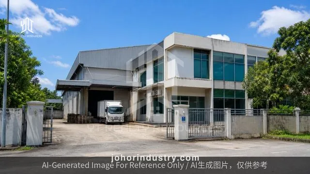 1.5-Storey Semi-Detached Factory for Rent - Semi-D Factory in Johor Bahru