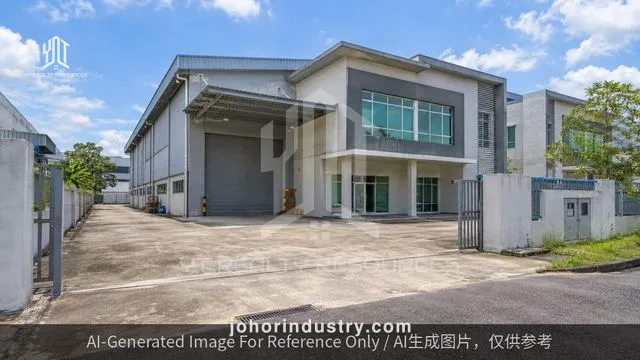 Nusa Cemerlang Gelang Patah Semi-D Factory for Rent - 半独栋 in 振林山, 埔来