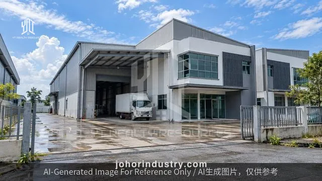 Alam Jaya Semi Detached Factory for Rent - Semi-D Factory in Pontian