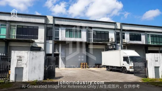 Tampoi Jaya 2 Storey Terrace Factory I Ground Floor for Rent - Terrace Factory in Johor Bahru