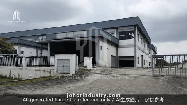 Silc Semi-detached Factory For Sale In Gelang Patah - 半独栋 in 振林山