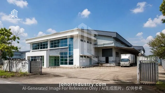 1.5-Storey Semi-Detached Factory for Rent - Semi-D Factory in Johor Bahru